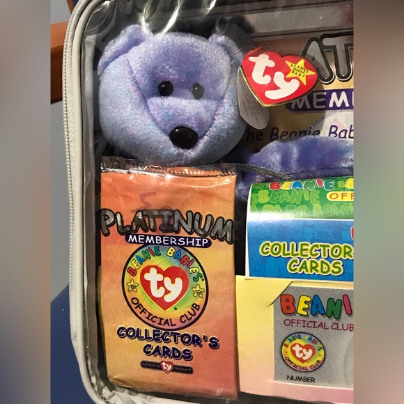 Ty Toys Rare 999 Beanie Babies Official Club Platinum Edition